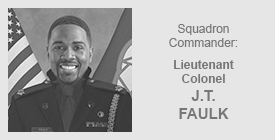 Squadron Commander: Lt. Col. J.T. Faulk